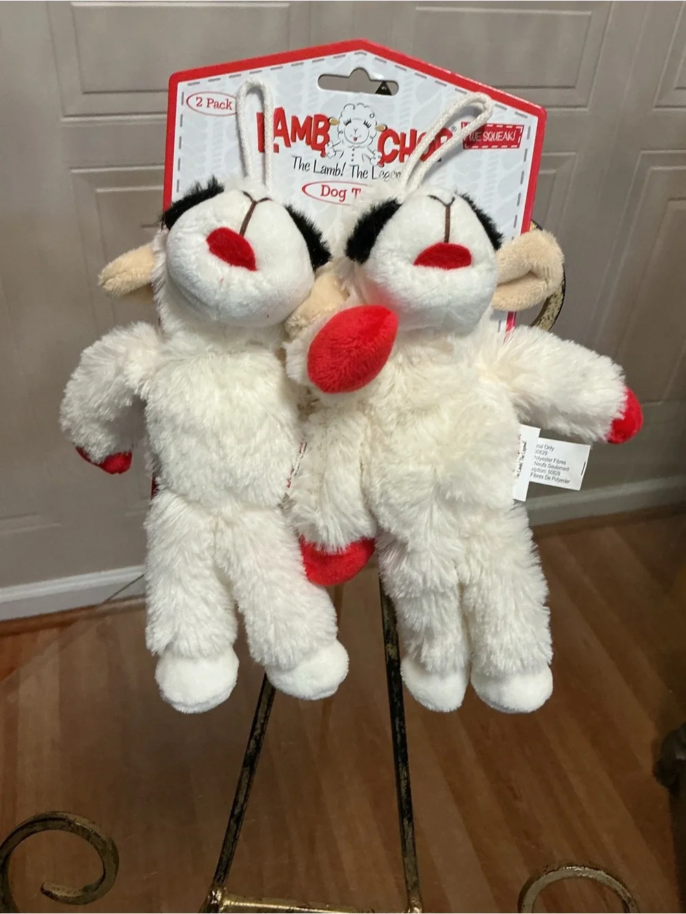 Multipet Lamb Chop Squeaky Dog Toy (7.5